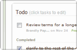 Automatically track actions